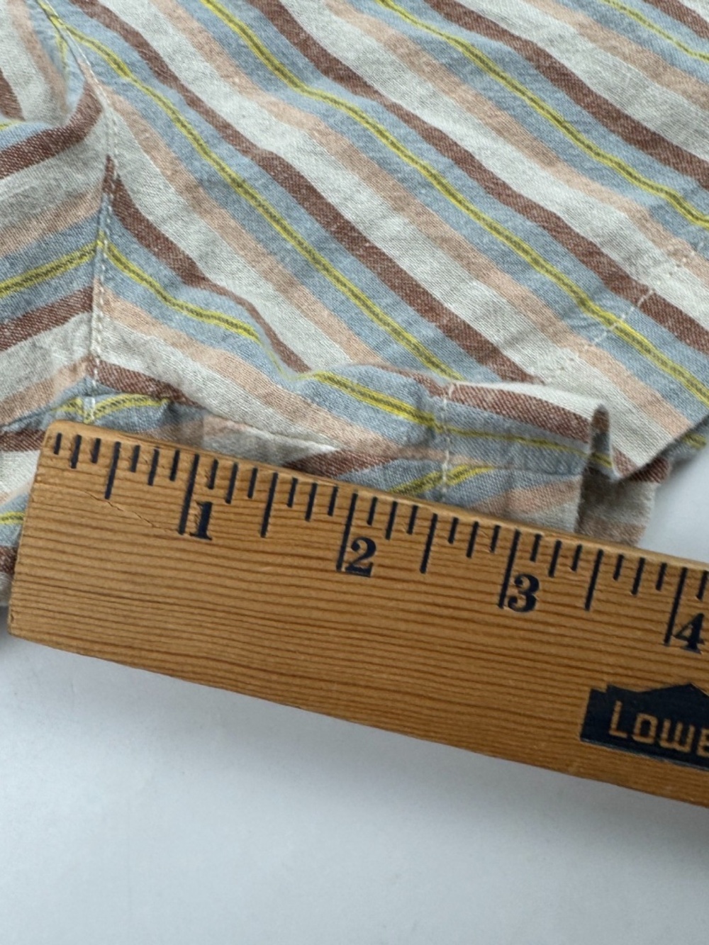 Toad & Co Womens Size M Taj Hemp Shorterall Romper Striped One Piece - Picture 4 of 7